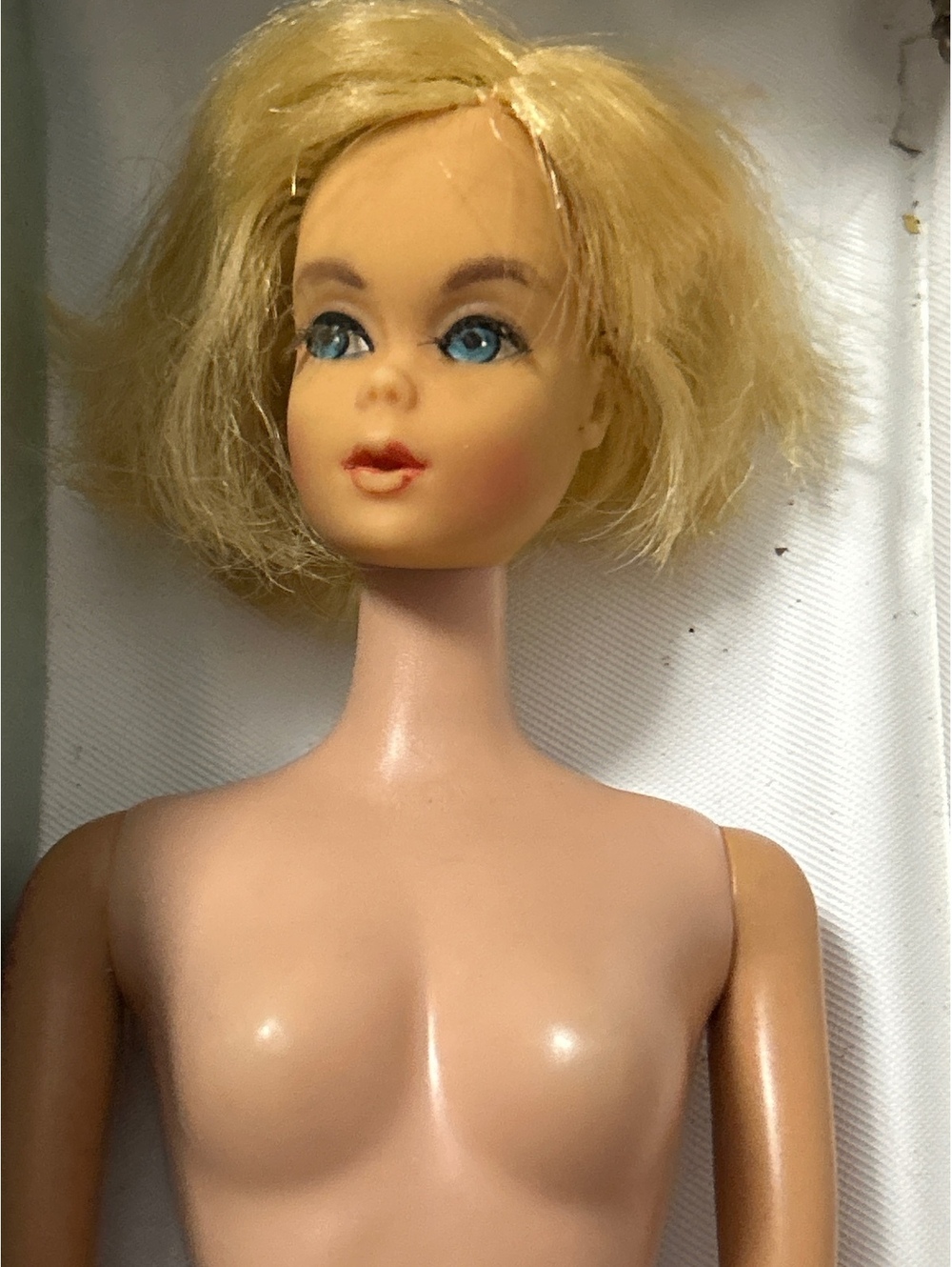 Vintage 1960s Blonde Barbie Doll with Clothing Lot